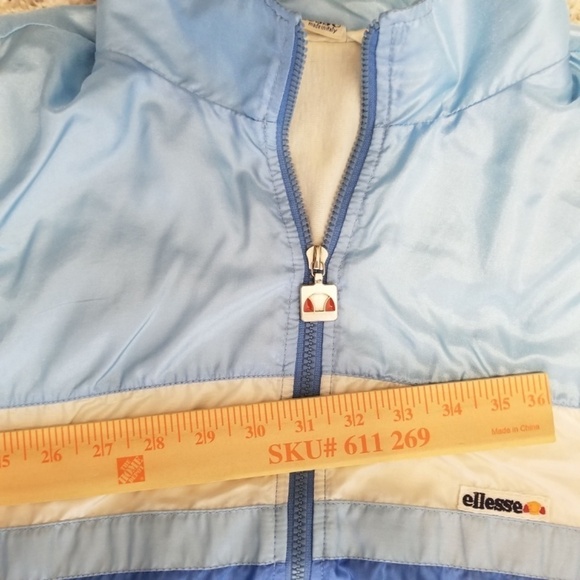 Vintage 80’s ELLESSE - Full Zip Nylon Track Jacket - Picture 7 of 8